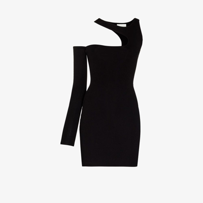 Shop Lama Jouni Cut-out Mini Dress - Women's - Cotton/spandex/elastane In Black