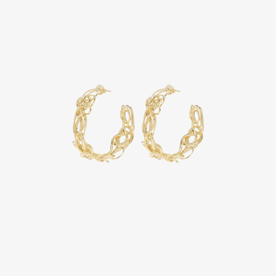Shop Completedworks Gold Vermeil F38 Hoop Earrings