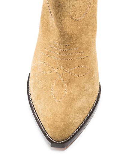 Isabel Marant Western-style Boots In Neutrals