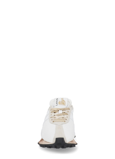 Shop Lanvin Bumpr Sneakers In Optic White