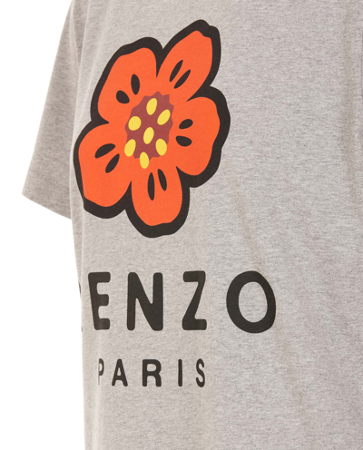 Shop Kenzo Boke Flower Loose T-shirt In Grey