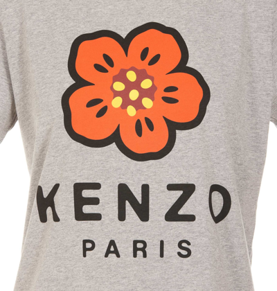Shop Kenzo Boke Flower Loose T-shirt In Grey
