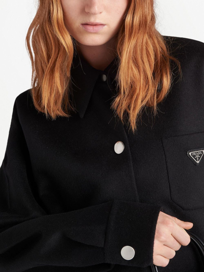 Prada Keshigora Wool-lined Jacket In Black