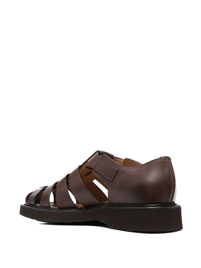 Shop Church's Hove Strappy-design Sandals In Brown