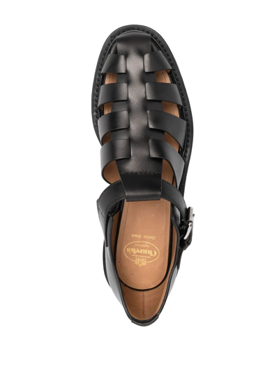 Church’s | Fisherman ネバダレザーサンダル Church's Fisherman Nevada Leather Sandals In Black | ModeSens
