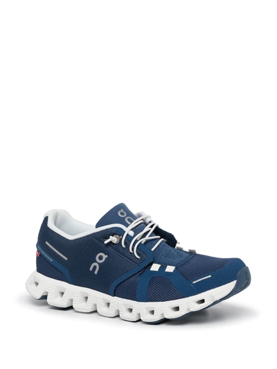 Shop On Running Cloud 5 Low-top Sneakers In Blue