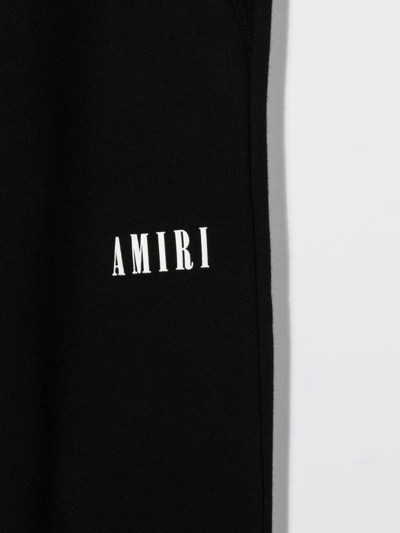 Shop Amiri Logo-print Tracksuit Bottoms In Black