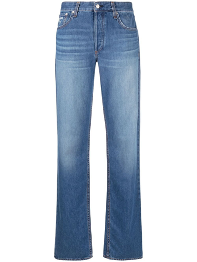 Shop Rag & Bone High-waisted Bootcut Jeans In Blue