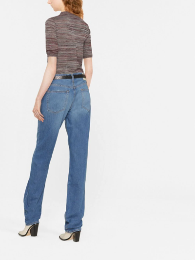 Rag & Bone Rosa Mid-rise Boyfriend Jeans In Blue