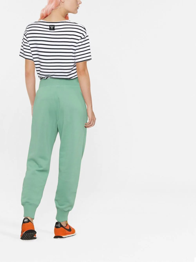 Shop Polo Ralph Lauren Polo Pony Tapered Track Pants In Green