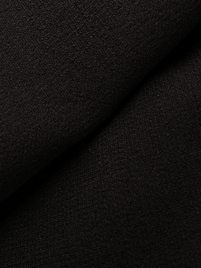 Shop Versace Cut-out Detail Mini Dress In Black
