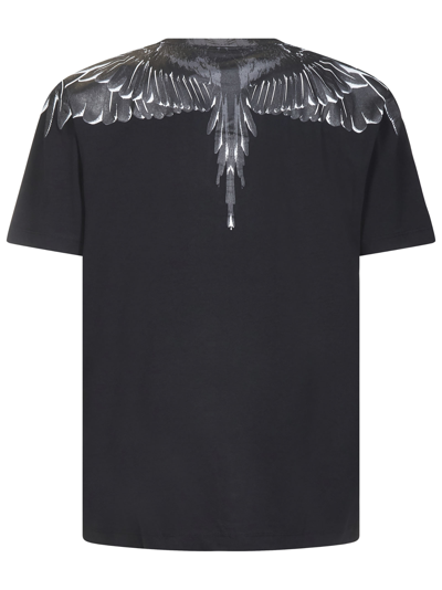 Shop Marcelo Burlon County Of Milan Marcelo Burlon Icon Wings Regular T-shirt In Black
