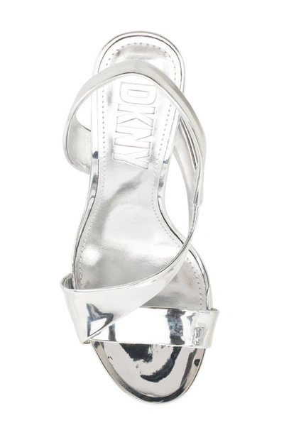 Shop Dkny Diva Slingback Sandal In Chrome