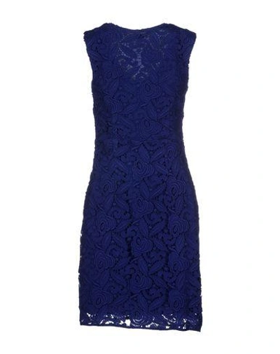 Shop Hoss Intropia Short Dress In Blue