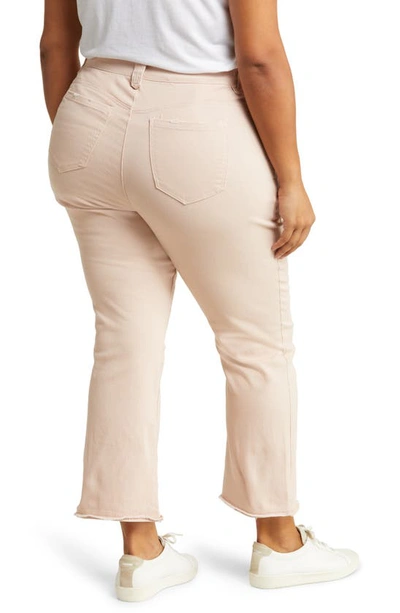 Shop Wit & Wisdom 'ab'solution Mid Rise Crop Pants In Rose Smoke