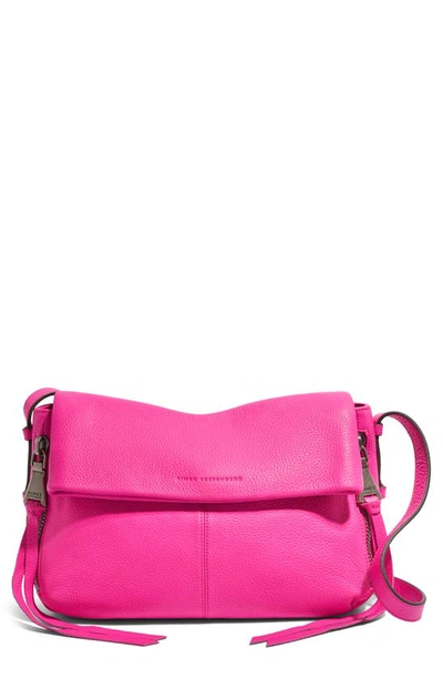Shop Aimee Kestenberg Bali Leather Crossbody Bag In Hot Pink