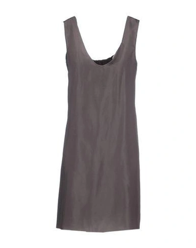 Shop Marni Short Dress In Lead