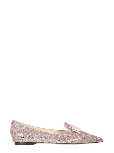 Shop Jimmy Choo Gala Ballerinas In Pink