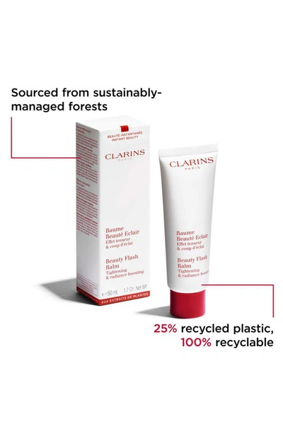 Shop Clarins Beauty Flash Balm Mask, Primer, Radiance Booster