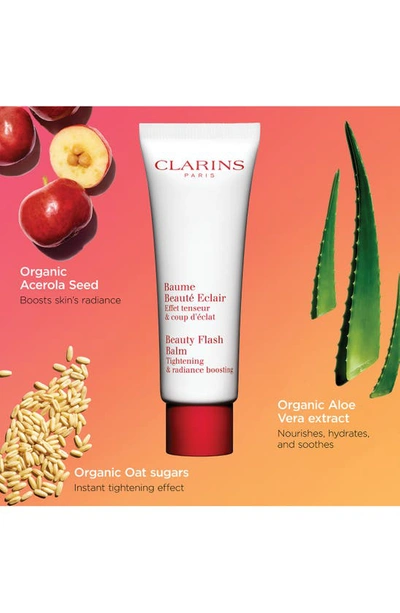 Shop Clarins Beauty Flash Balm Mask, Primer, Radiance Booster