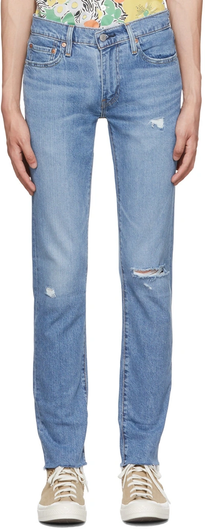 Shop Levi's Blue 511 Slim Jeans In Paros Just Can't Dx
