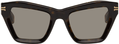 Shop Marc Jacobs Tortoiseshell 1001/s Sunglasses In 0krz Havana Crystal