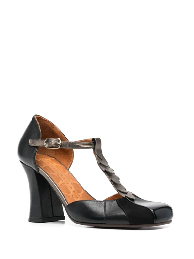 Shop Chie Mihara Fabad Block-heel 80mm Heel Pumps In Black