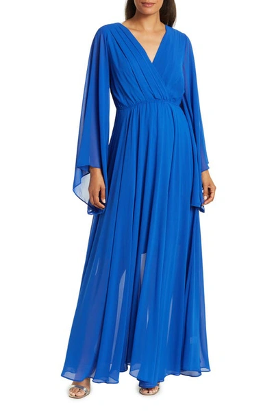 Shop Meghan La Sunset Maxi Dress In Royal