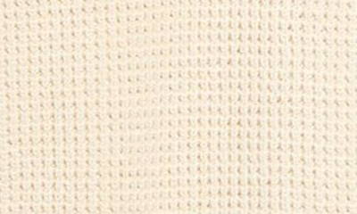 Shop Rag & Bone Icons Dexter Waffle Knit Crewneck Cotton Sweater In Raw
