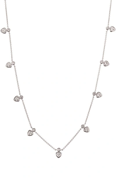 Shop Lili Claspe Candice Necklace In Silver
