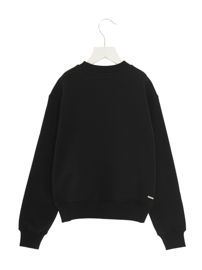 Shop Amiri Logo Sweatshirt In Black