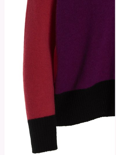 Shop Marni Colorblock Cashmere Cardigan In Multicolor