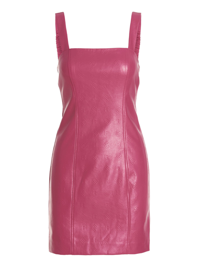 Shop Rotate Birger Christensen Herlina Dress In Fuchsia