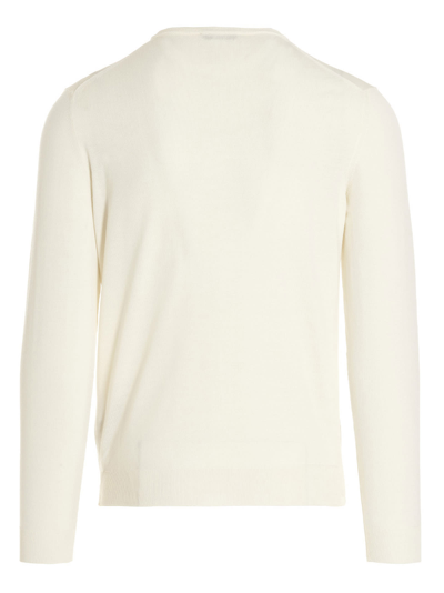 Shop Zanone Wool Sweater In White
