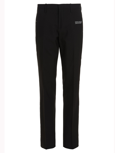 Shop Off-white Carpenter Trousers In Black