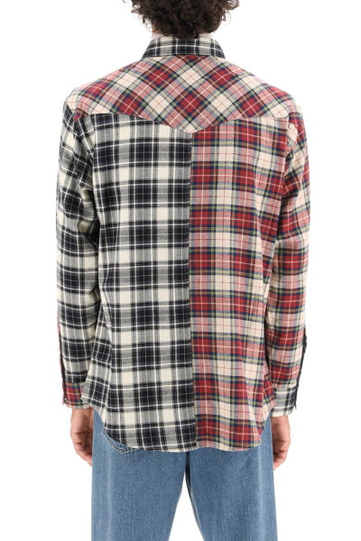 Shop Isabel Marant Marty Check Shirt In Multicolor
