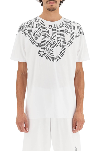Shop Marcelo Burlon County Of Milan Marcelo Burlon Snake Wings T-shirt In White