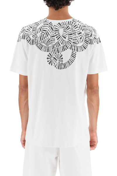 Shop Marcelo Burlon County Of Milan Marcelo Burlon Snake Wings T-shirt In White