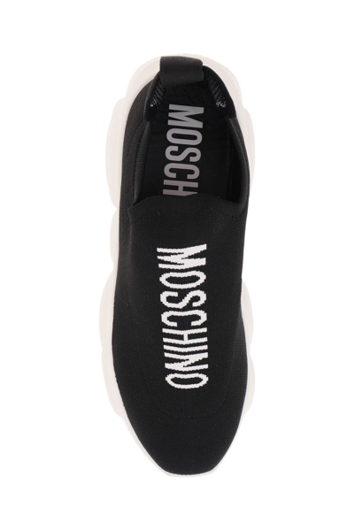 Shop Moschino Teddy Slip-on Sneakers In Multicolor