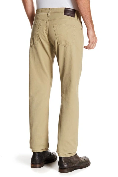 Ag Graduate Tailored Leg Pants In Colonial Beige