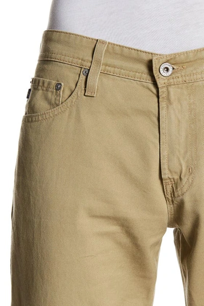 Ag Graduate Tailored Leg Pants In Colonial Beige
