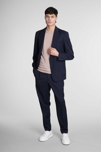 Shop Barena Venezia Borgo Blazer In Blue Wool