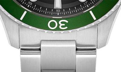 Shop Vincero The Argo Automatic Bracelet Watch, In Black / Green