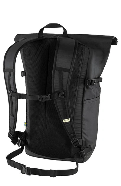 Shop Fjall Raven High Coast 24-liter Waterproof Foldsack In Black