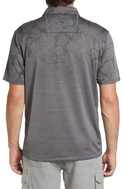 Tommy Bahama Palm Coast Tropic Fade Polo In Onyx