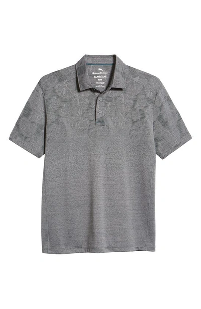 Tommy Bahama Palm Coast Tropic Fade Polo In Onyx