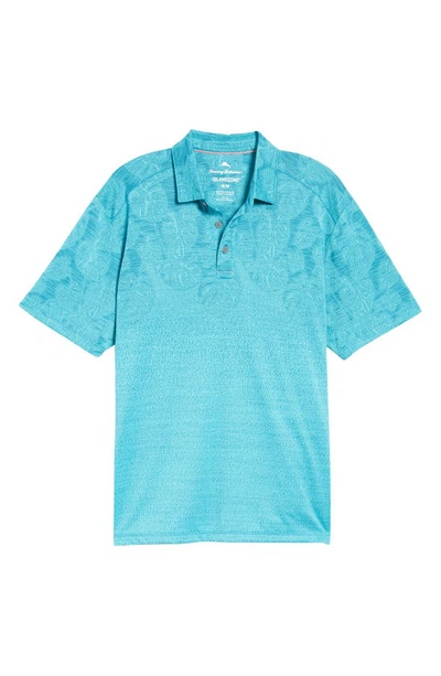 Shop Tommy Bahama Palm Coast Tropic Fade Polo In Bermuda Seas