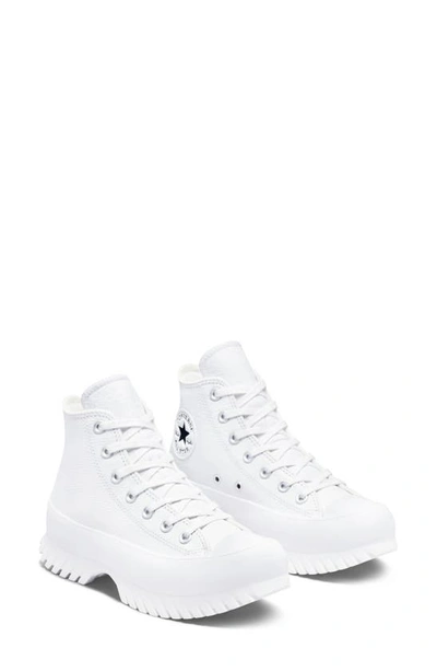 Shop Converse Chuck Taylor® All Star® Lugged 2.0 Hi Sneaker In White/ Egret/ Black