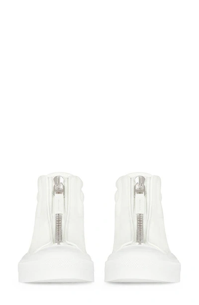 Shop Givenchy City High Front Zip High Top Sneaker In White