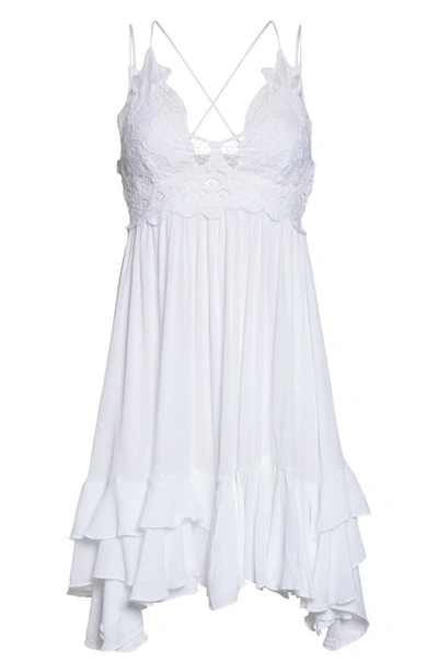 Shop Free People Intimately Fp Adella Frilled Chemise In White
